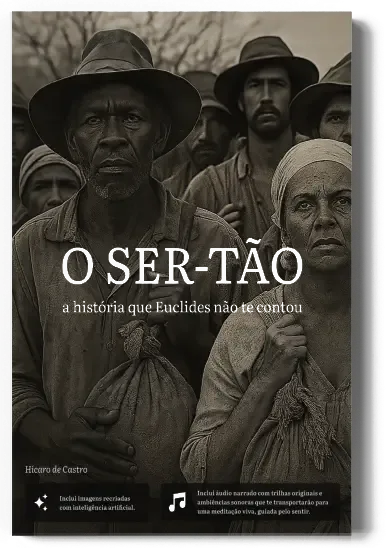 Capa do livro O SER-TÃO, a história que Euclides não te contou